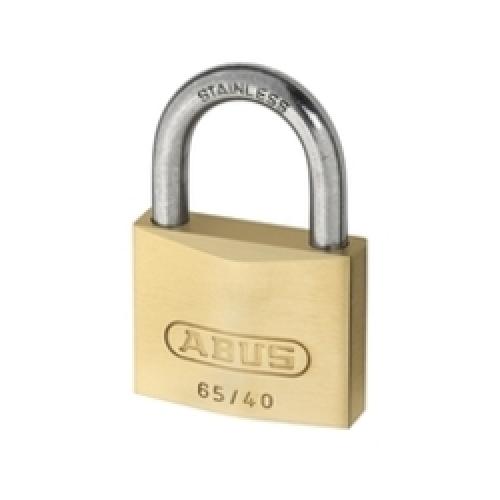 65IB - Brass Padlocks Stainless Steel Shackle
