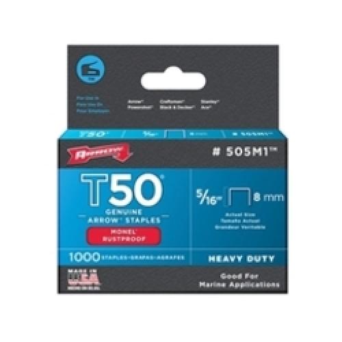 Arrow Staples T50 Monel/Stainless Steel